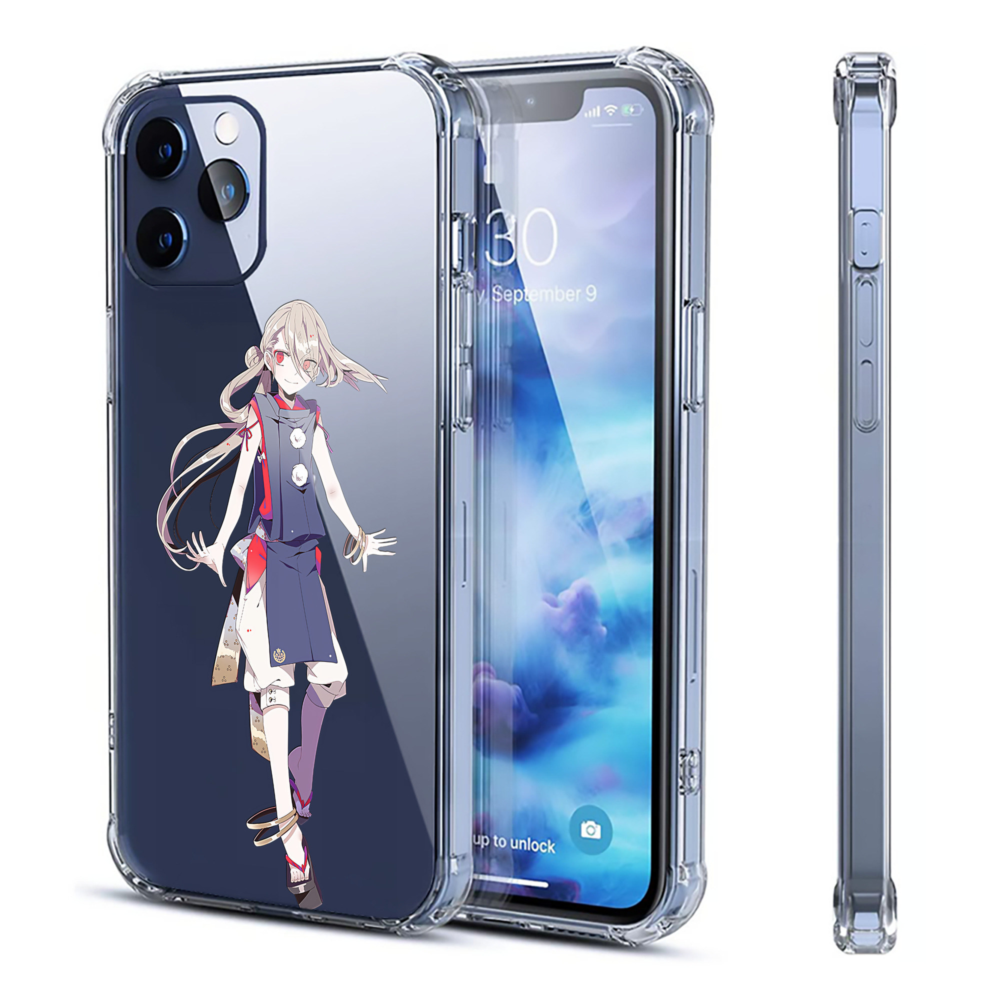 （画像用） 刀剣乱舞 Touken Ranbu 【iPhone 12シリーズ対応】透明スマホケース（クリアソフトケース）